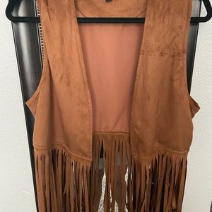 Fringe Suede vest